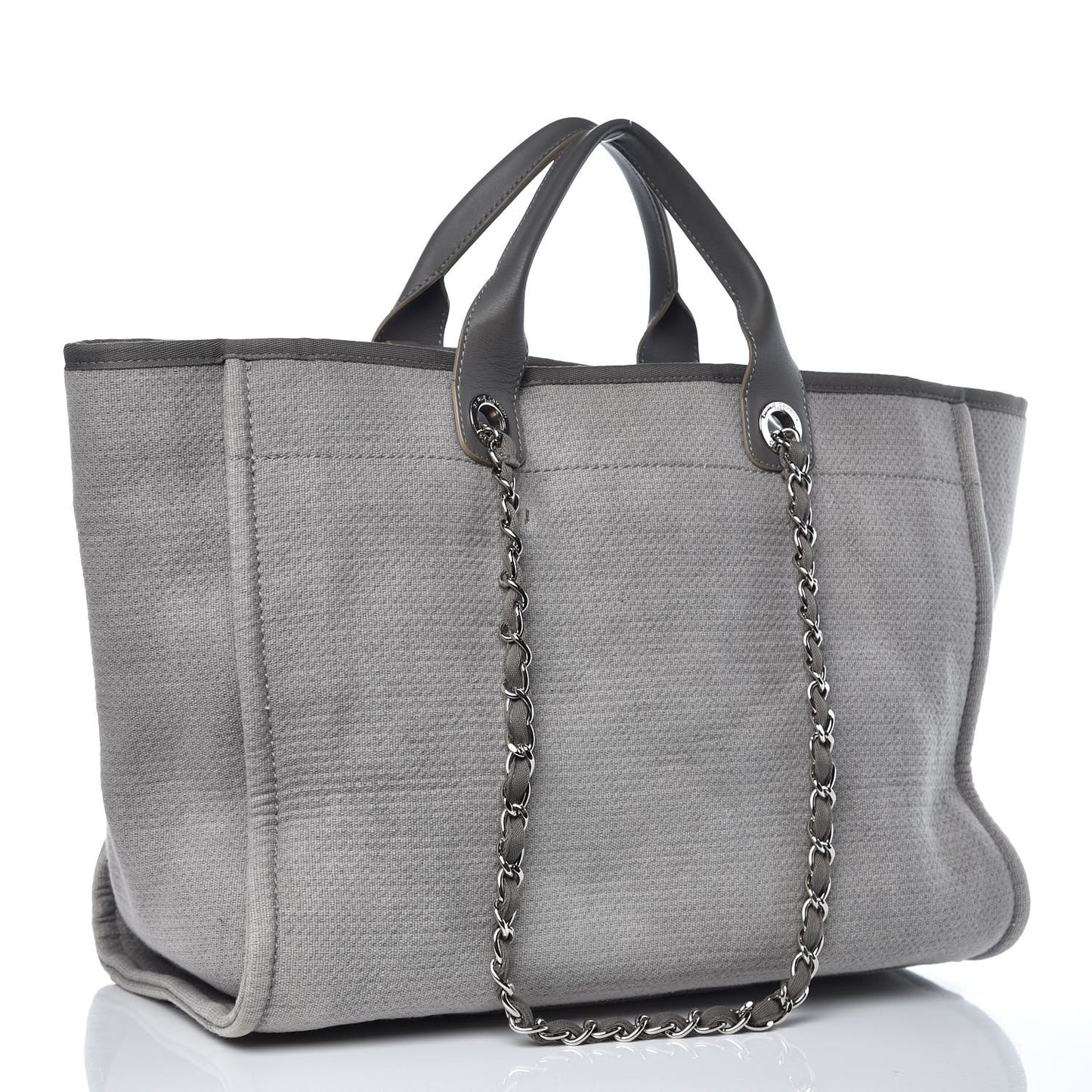 Canvas Large Deauville Tote Grey