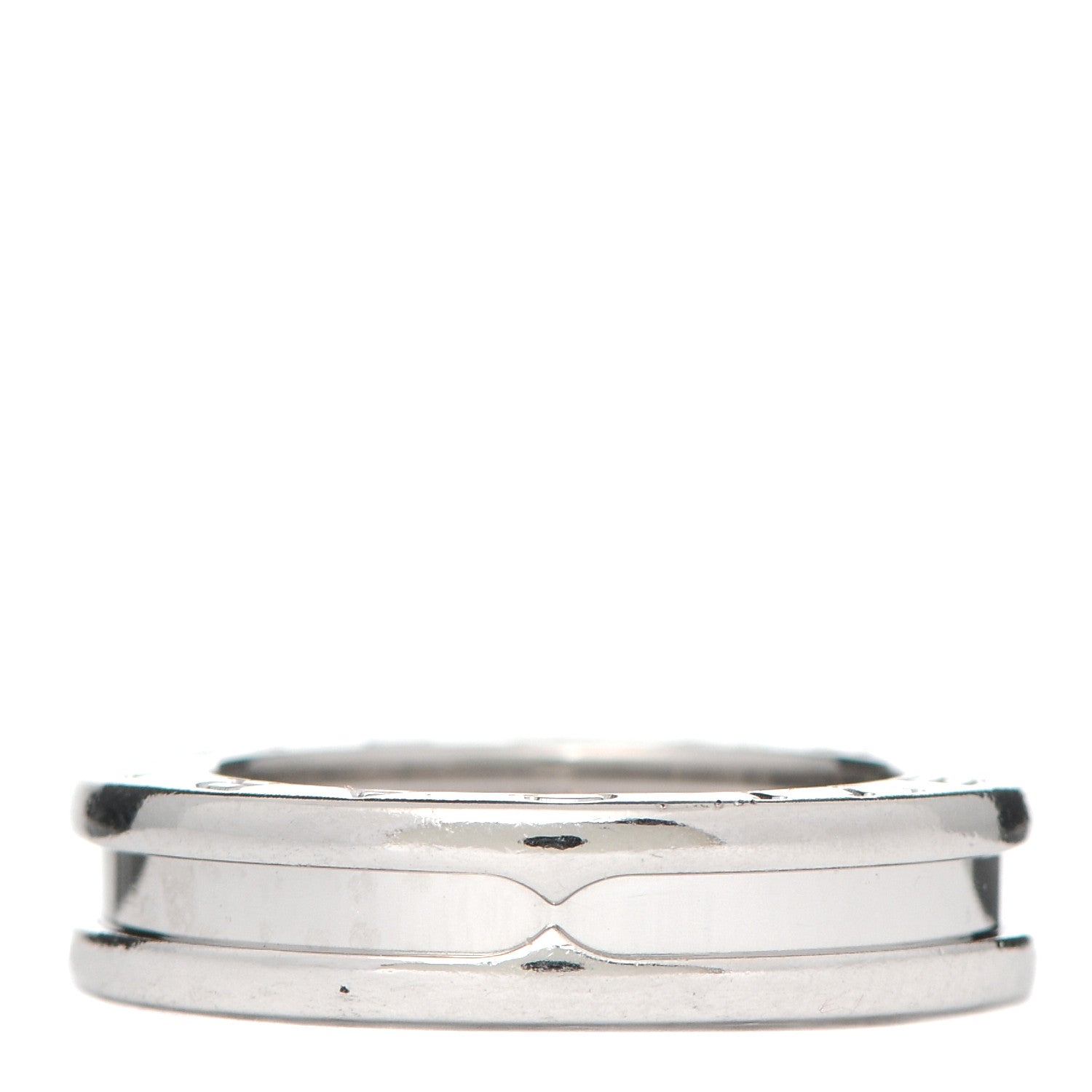 Bulgari 18K White Gold B.Zero1 One-Band Ring 45 3.25 3 of 7