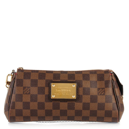Louis Vuitton Damier Ebene Eva Clutch 1 of 6
