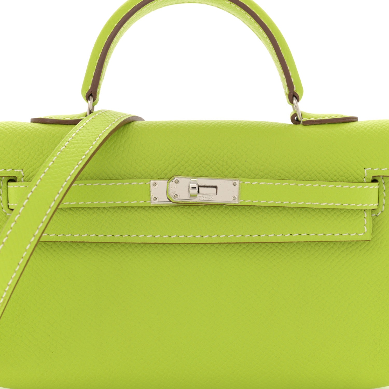 Hermes Epsom Micro Kelly 15 Kiwi 8 of 11