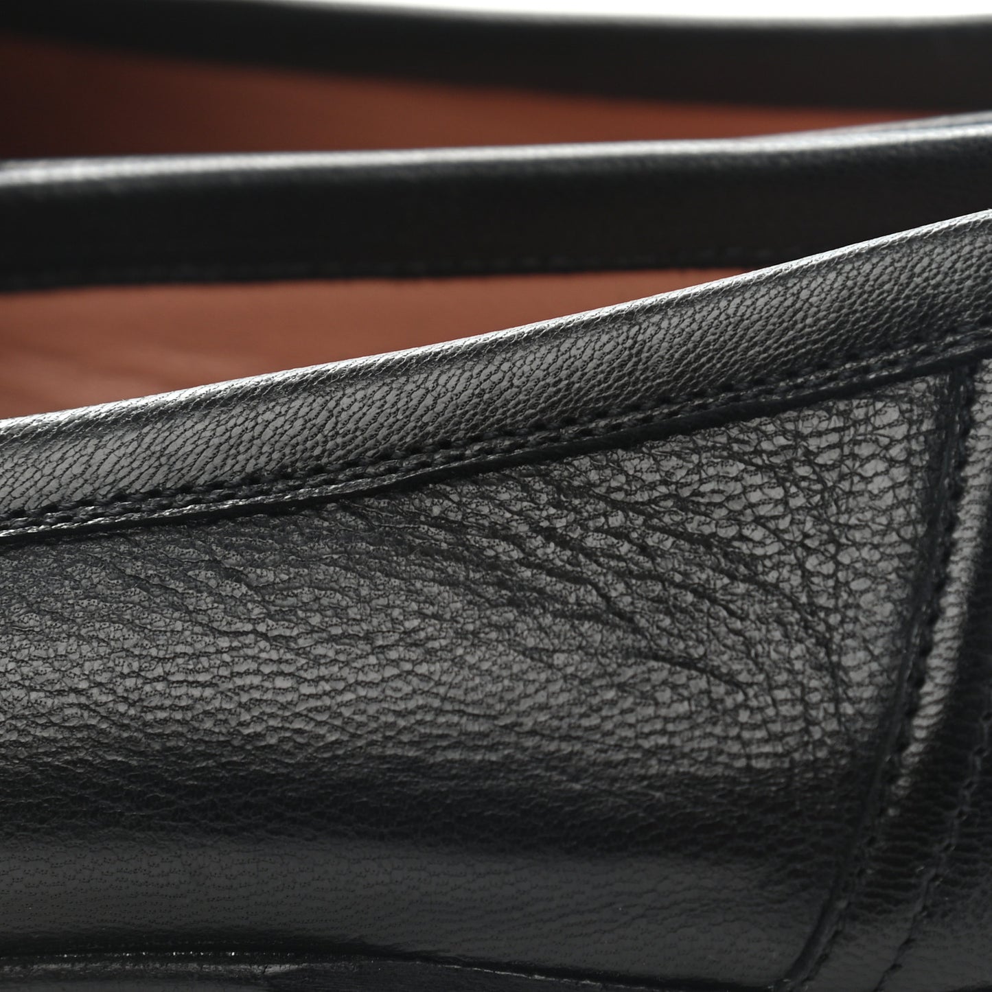 Goatskin Paris Loafers 36.5 Black