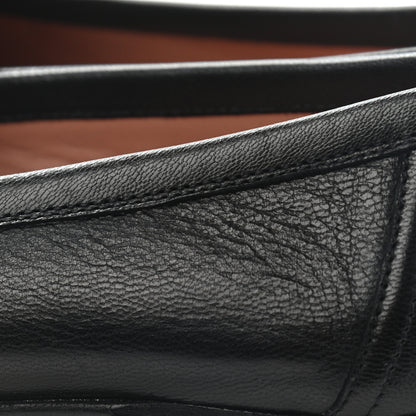 Hermes Goatskin Paris Loafers 36.5 Black 9 of 11