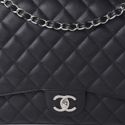 Chanel Caviar Quilted Maxi Double Flap Black 10 of 10
