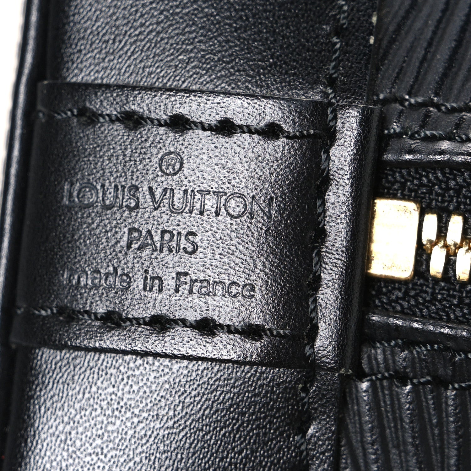 Louis Vuitton Epi Alma PM Black 6 of 11