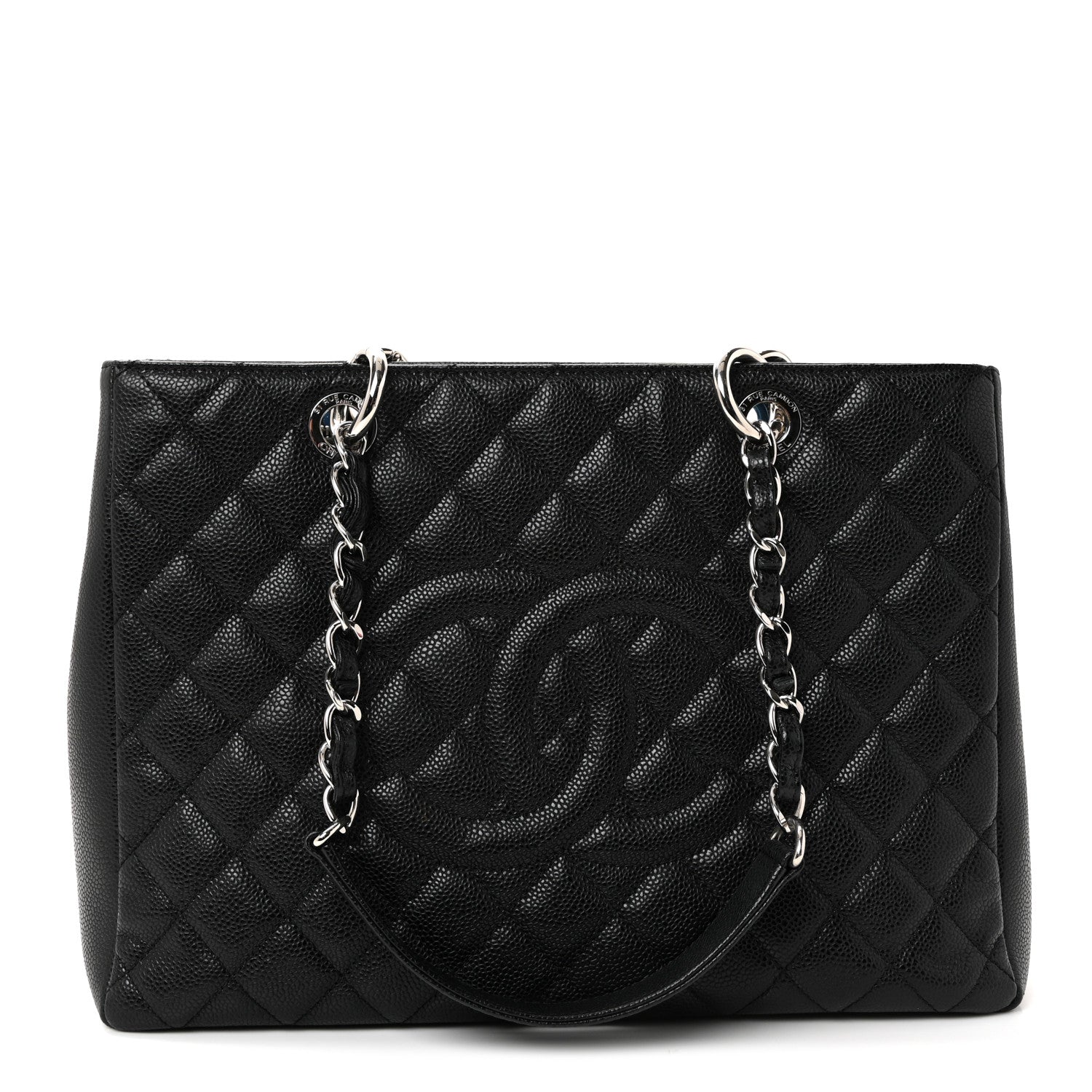Chanel Caviar Quilted Grand Shopping Tote GST Black 1 of 10