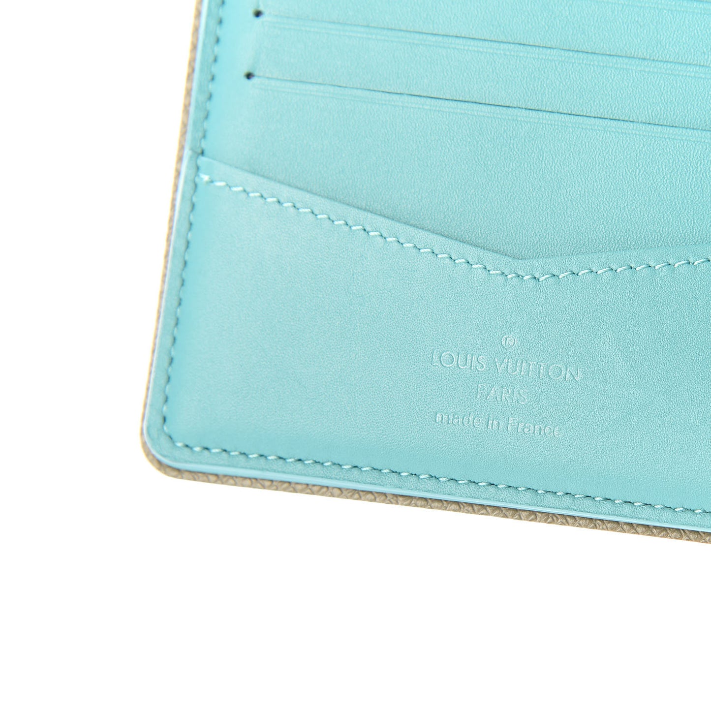 Monogram Outdoor Slender Wallet Pacific Blue