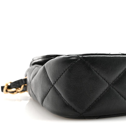Chanel Lambskin Quilted Small CC Links Flap Black 9 of 11