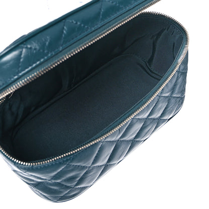 Chanel Crumpled Calfskin PVC Quilted Backpack Green 8 of 10