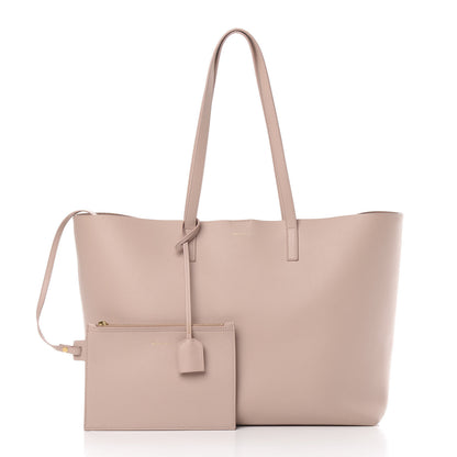 Saint Laurent Calfskin Large Shopping Tote Pale Blush 3 of 12