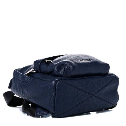 Marc Jacobs Pebbled Calfskin Varsity Backpack French Navy 4 of 15