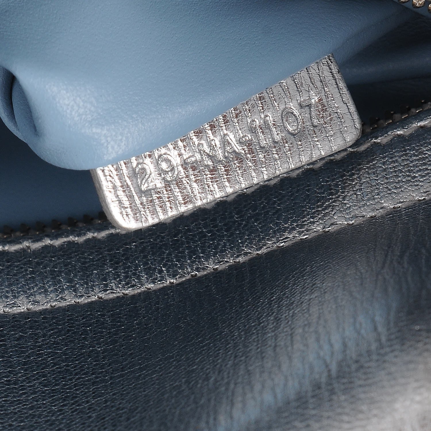 Christian Dior Metallic Grained Calfskin Cannage Small Lucky Badges My Lady Dior Silver 7 of 7