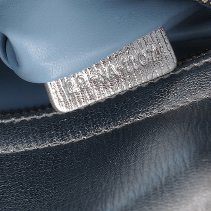 Christian Dior Metallic Grained Calfskin Cannage Small Lucky Badges My Lady Dior Silver 7 of 7