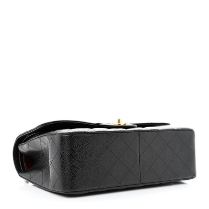 Chanel Caviar Quilted Jumbo Double Flap Black 4 of 10