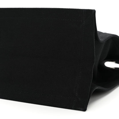 Saint Laurent Linen Calfskin Rive Gauche Tote Black 9 of 9
