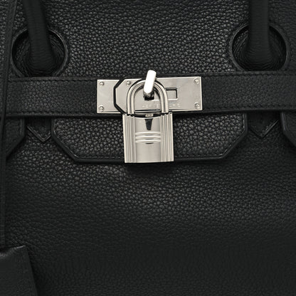 Hermes Taurillon Clemence JPG Birkin 42 Black 8 of 12