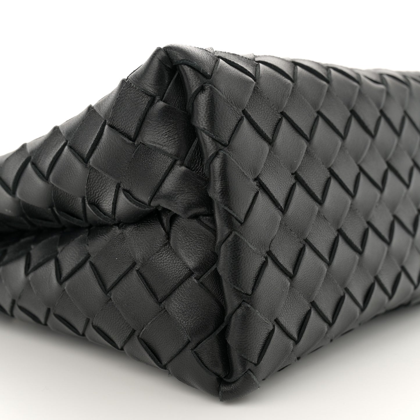 Nappa Intrecciato Small Andiamo Shoulder Bag Black