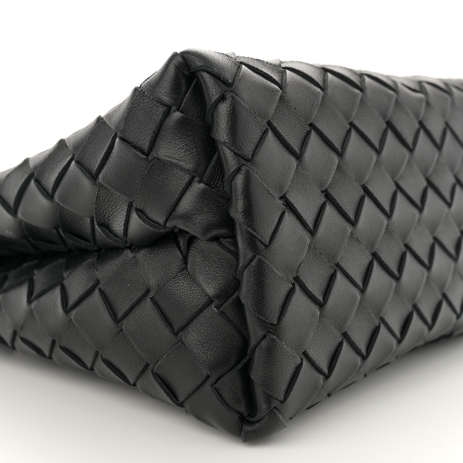 Bottega Veneta Nappa Intrecciato Small Andiamo Shoulder Bag Black 8 of 9