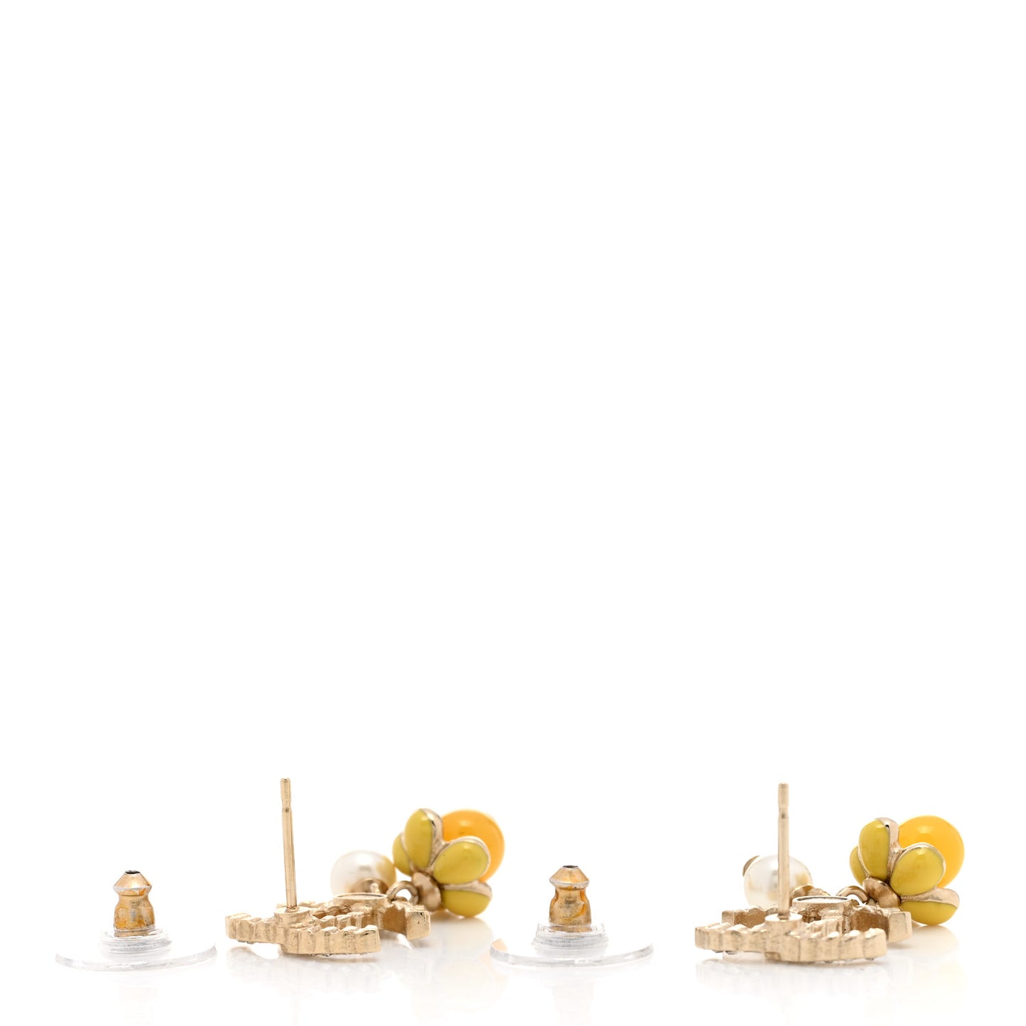 Crystal CC Drop Earrings