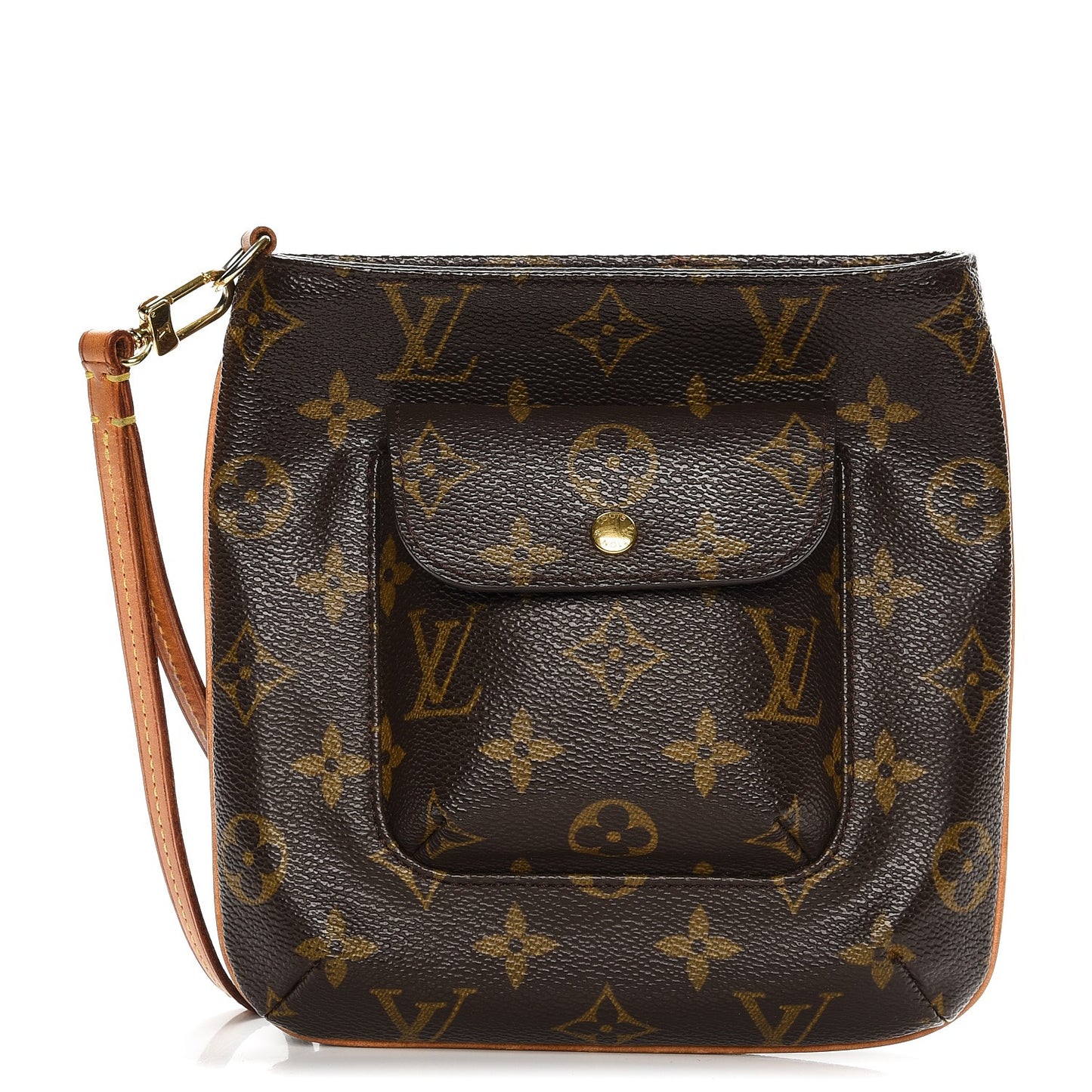 Monogram Partition Wristlet