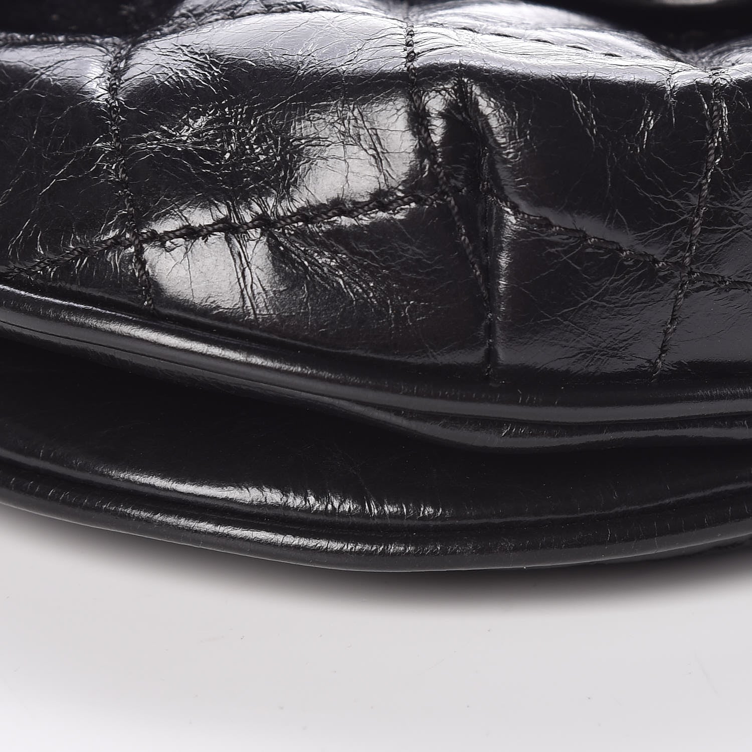 Chanel Aged Calfskin Small Bubble CC Flap Black 8 of 12