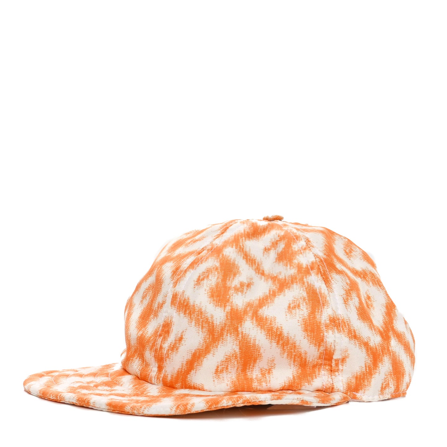 Silk Baseball Hat Arancio White