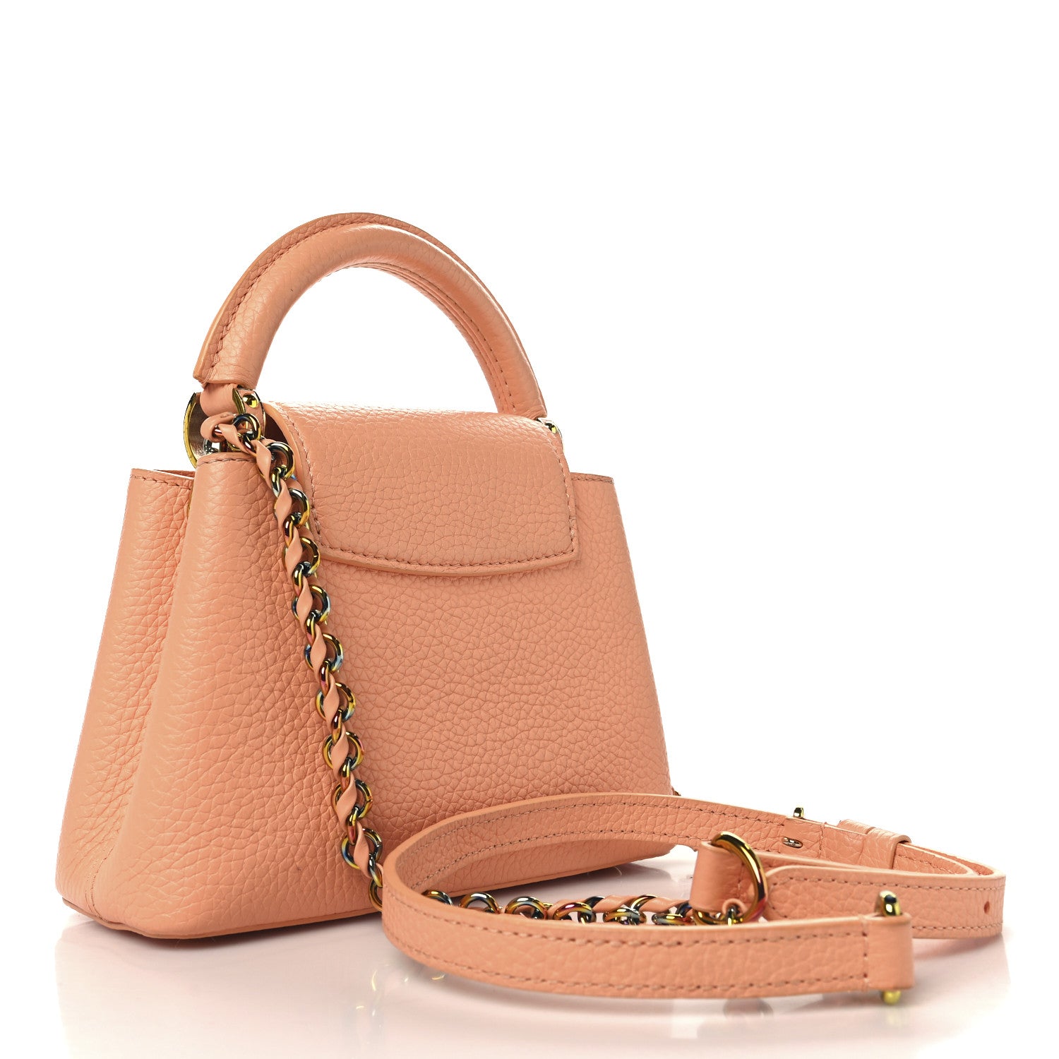 Louis Vuitton Taurillon Mini Capucines Abricot 2 of 9