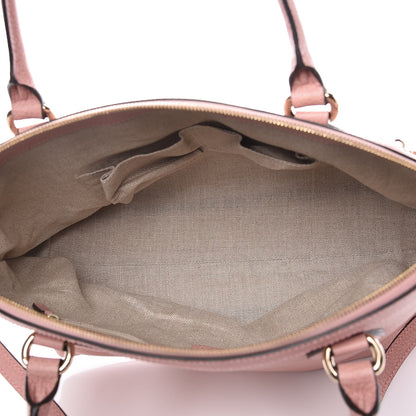 Gucci Dollar Calfskin GG Charm Dome Satchel Soft Pink 7 of 9