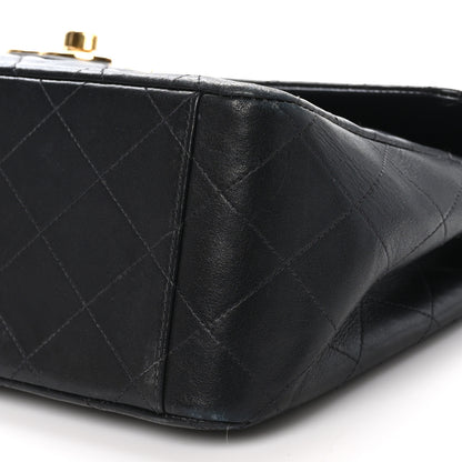 Chanel Lambskin Quilted XL Jumbo Single Flap Black 10 of 11