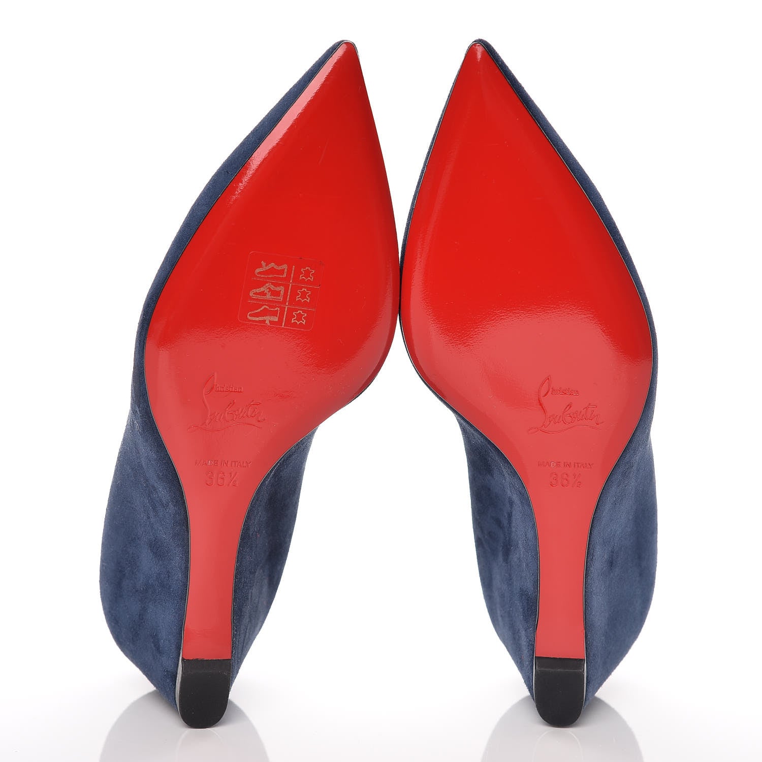 Christian Louboutin Veau Velours Pipina 55 Wedges 36.5 Night 5 of 10