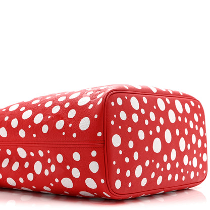 Louis Vuitton LV X YK Empreinte Infinity Dots Neverfull MM Rouge White 9 of 10