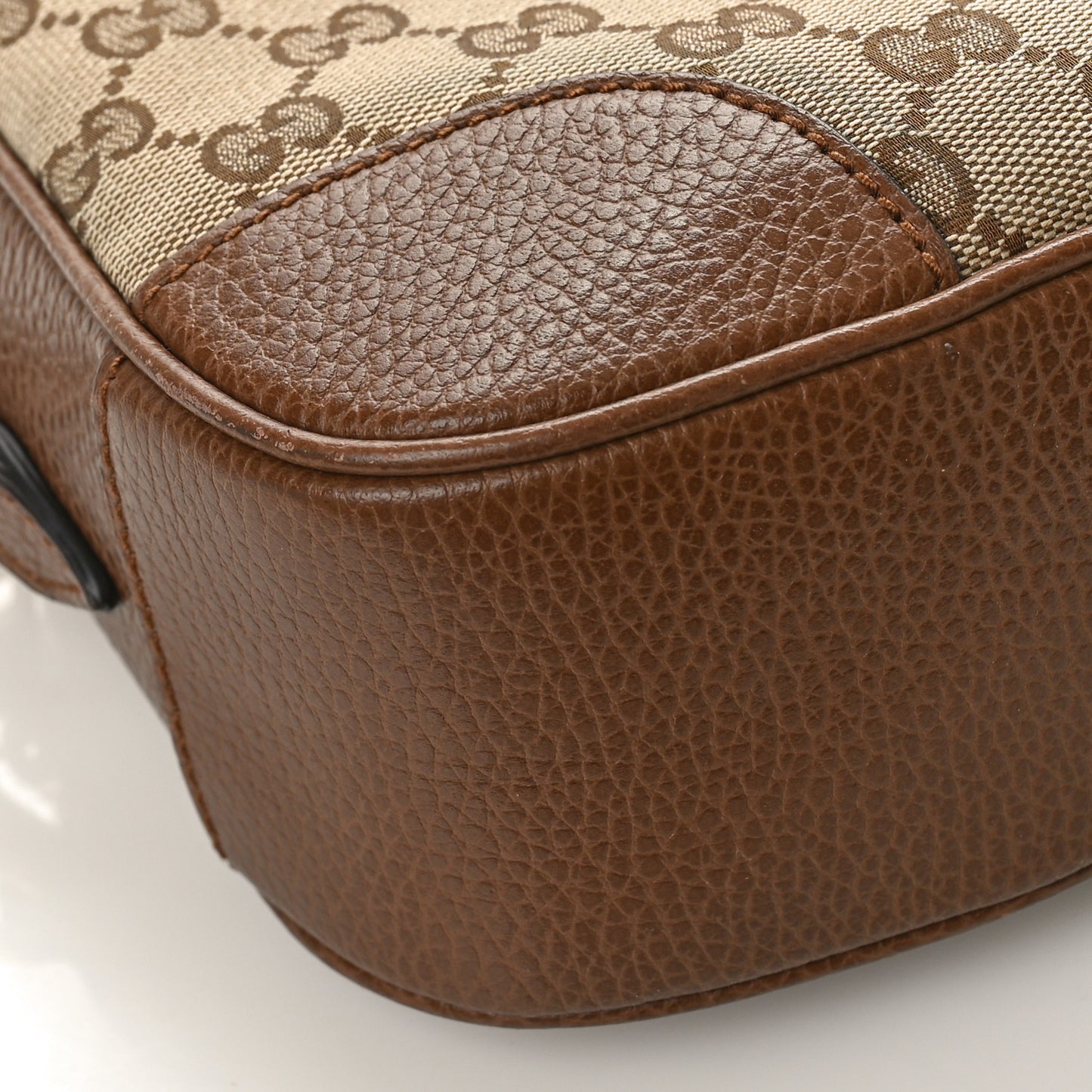 Monogram Mini Bree Messenger Bag Beige Tabacco