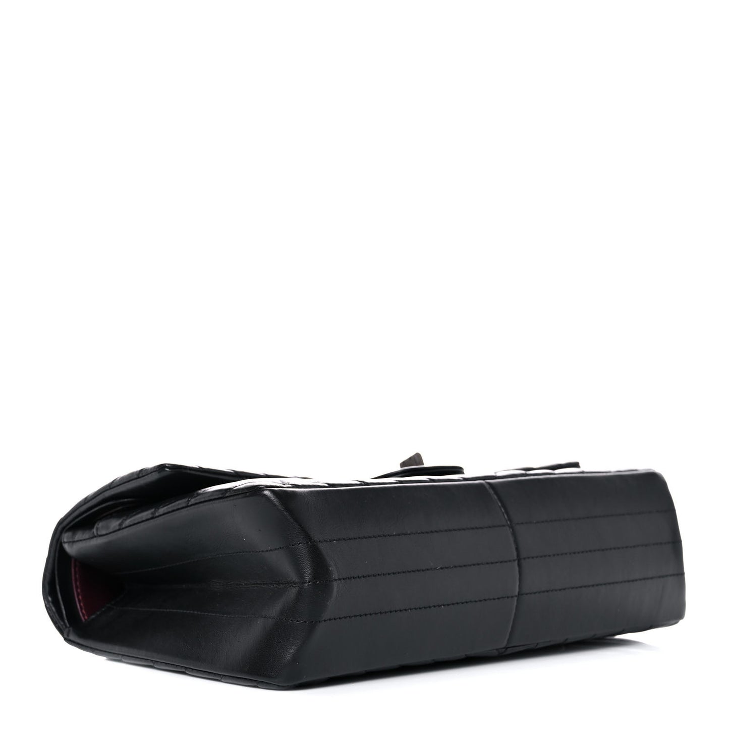 Aged Calfskin Chevron Quilted 2.55 Reissue 226 So Black