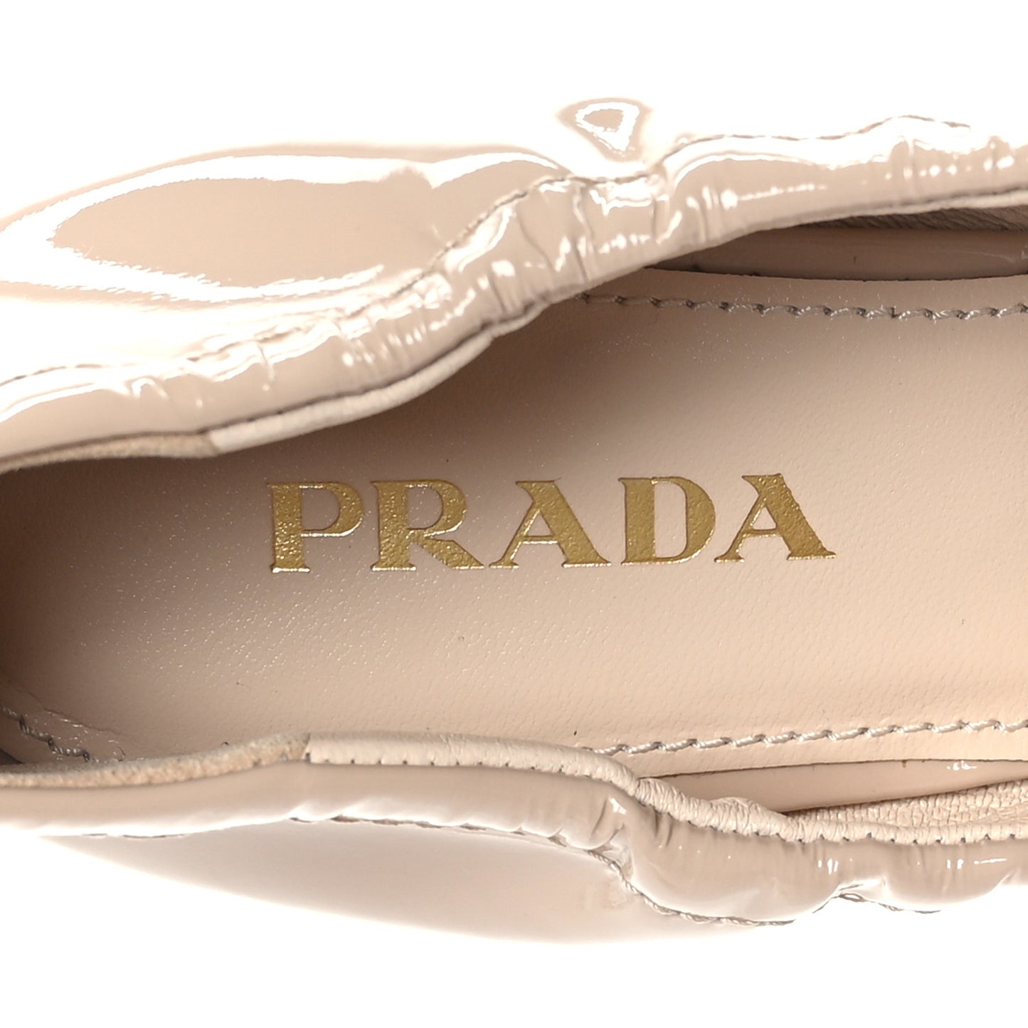 Vernice Ballet Bow Flats 38 Beige