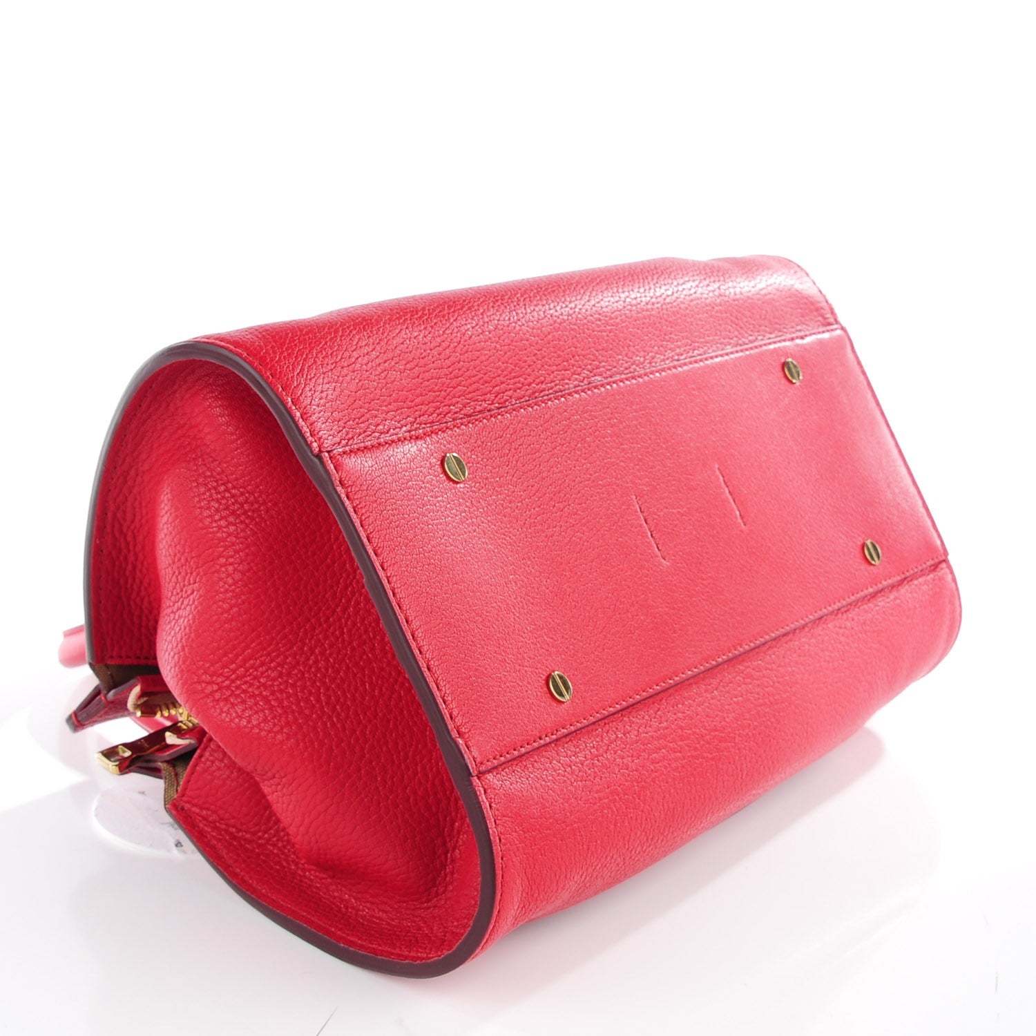 Chloe Calfskin Medium Everston Satchel Acerola 4 of 9