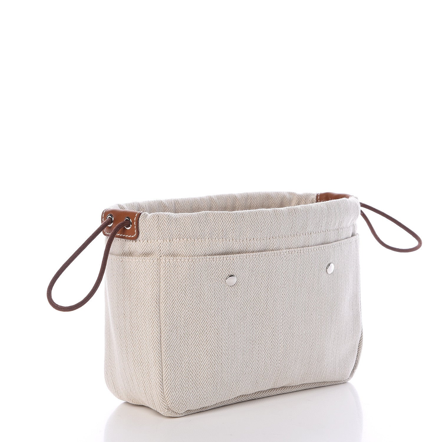 Hermes Canvas Barenia Fourbi 20 PM Pouch Naturel Fauve 3 of 10