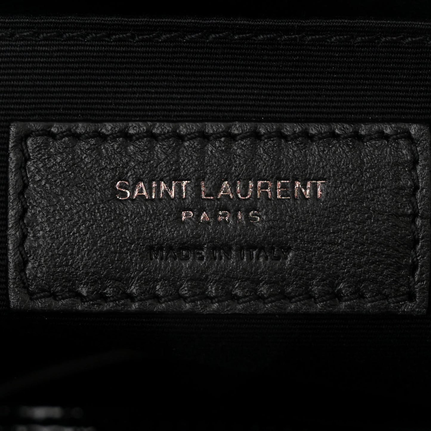 Patent Calfskin Matelasse Monogram Lou Camera Bag Black