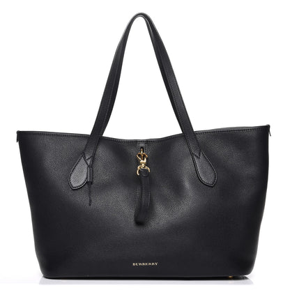 Burberry Grainy Calfskin Medium Honeybrook Tote Black 1 of 11