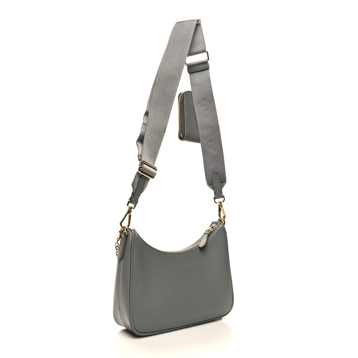 Saffiano Re-Edition 2005 Shoulder Bag Ardesia