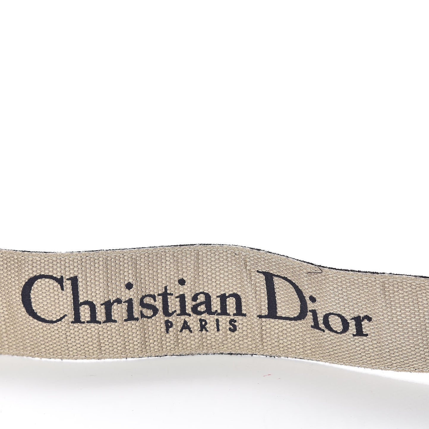 Canvas Embroidered Shoulder Strap Blue