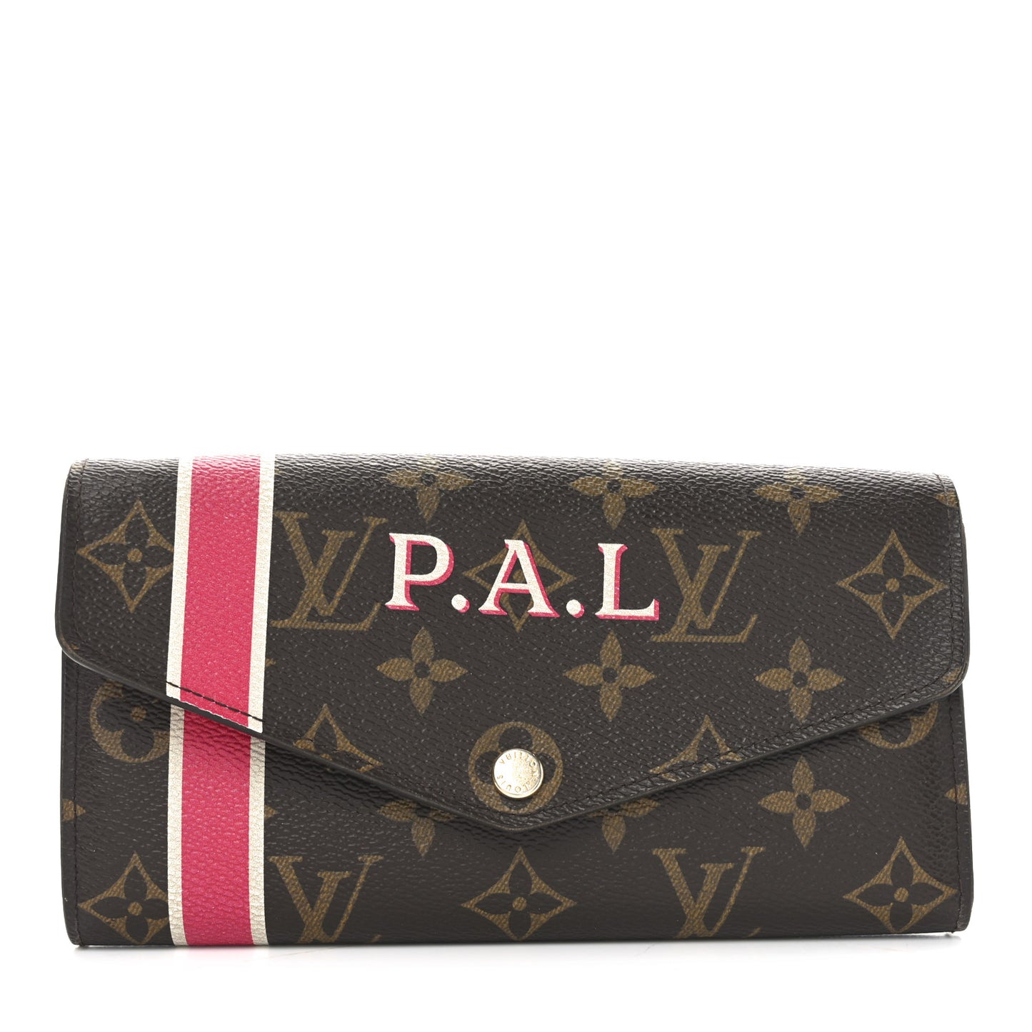 Monogram My LV Heritage Sarah Wallet NM Rose Freesia