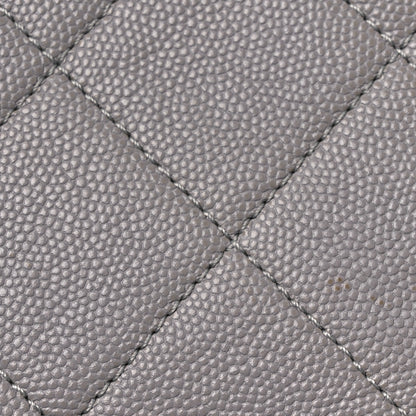 Chanel Caviar Quilted Large Classic Shopping Tote Grey 13 of 14