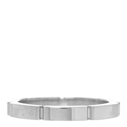 Cartier 18K White Gold 2.5mm Maillon Panthere Wedding Band Ring 52 6 3 of 5