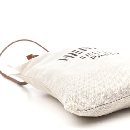 Hermes Canvas Swift Aline Grooming Bag Gold 6 of 9