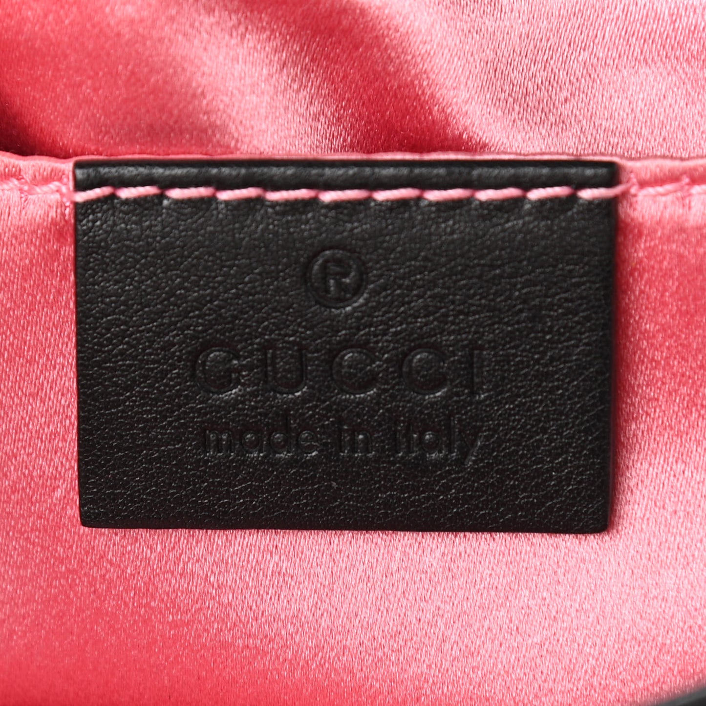 Velvet Matelasse Mini GG Marmont Shoulder Bag Black