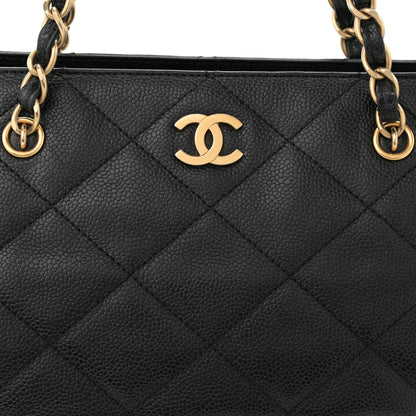 Chanel Caviar Quilted Flap Shoulder Bag Black 8 of 14