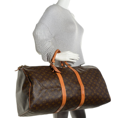Louis Vuitton Monogram Keepall 55 2 of 7