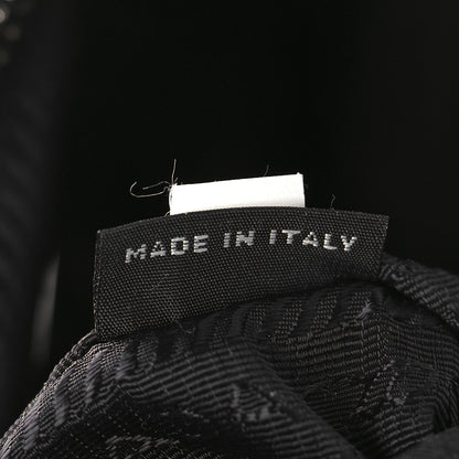 Prada Nylon Re-Edition 2005 Shoulder Bag Black 8 of 10