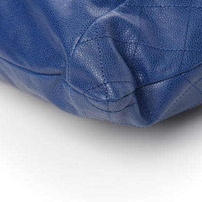 Chanel Caviar 31 Drawstring Tote Dark Blue 6 of 10