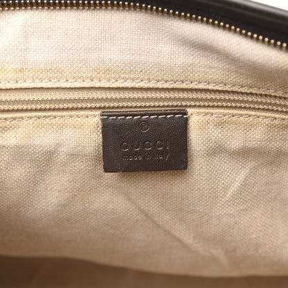 Gucci GG Supreme Monogram Small Zippered Tote Dark Brown 6 of 13