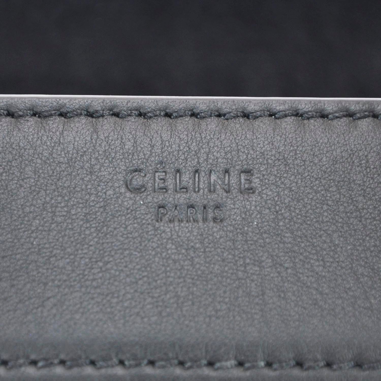 Celine Smooth Calfskin Medium Phantom Luggage Black 8 of 10